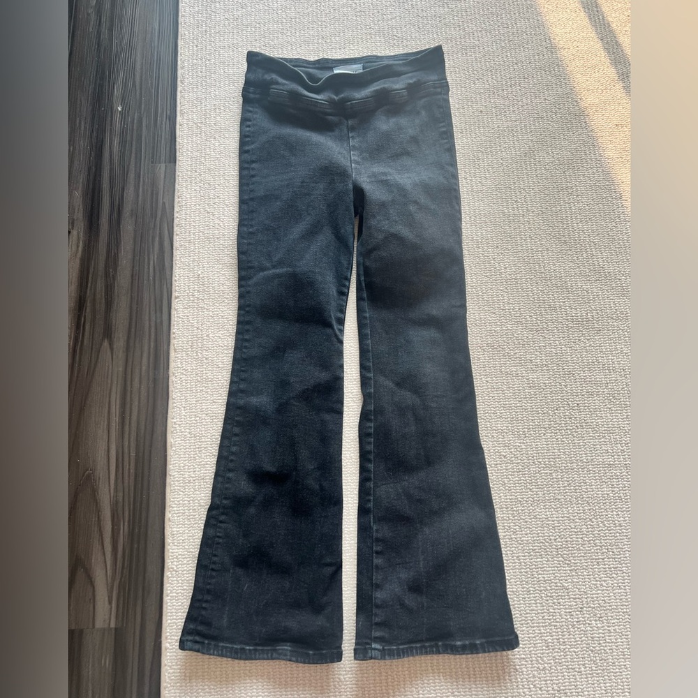 Frame Jet Set Denim Blue Ankle Cropped Jeans